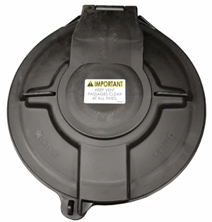 LID; 16" HINGED, VENTED
